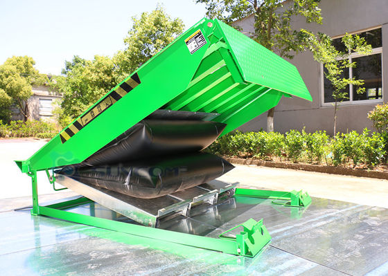 Sistema de elevação do airbag doque nivelador de placa de aço