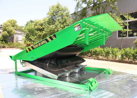 Exterior seguro e durável 25000LBS capacidade airbag Dock nivelador para carregamento e descarregamento