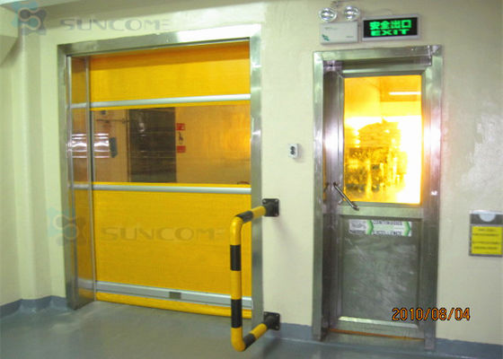 Isolamento Fácil de Instalar Portas industriais de alta velocidade com sistema de controlo opcional