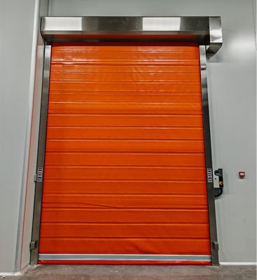 Porta de frigorífico de alta velocidade de fechamento automático de PVC pesado para sala fria