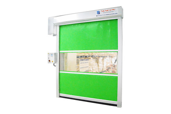 1.2mm PVC Galvanizado Estrutura de Aço Porta Roll Up Pacote padrão de compensado