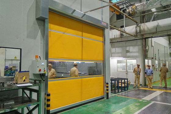 304 aço inoxidável Quadro portas de persiana industrial, porta de persiana de alta velocidade