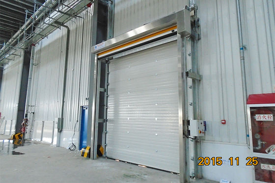 Inteligência Porta de Segurança Industrial de Alto Desempenho Porta de Rolo de Alta Velocidade