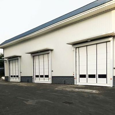Porta de persiana dobrável leve e rápida Persiana de rolamento de PVC de 1,5 mm