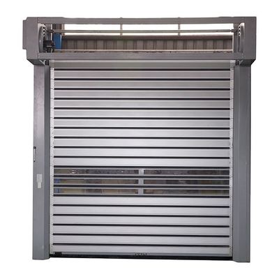 2 mm Porta automática de rolos 304 aço inoxidável segurança industrial durável