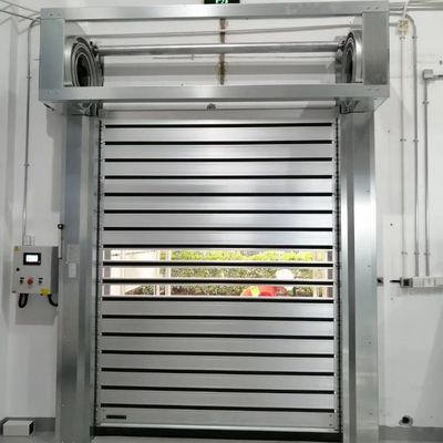 S180 Sistema de controlo Porta de rolamento automática exterior Alumínio durável