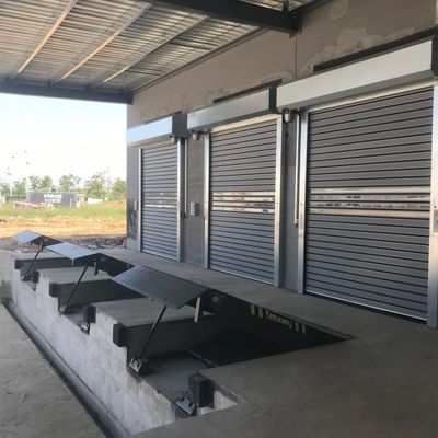 220V Exterior Obturador de Alumínio Botão Branco Automático Porta Rolante